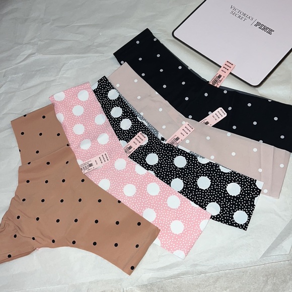 5pk Victoria's Secret THONG No Show Panties XL - Picture 14 of 15